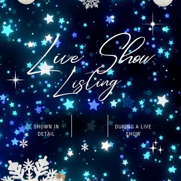 Live show listing - no cancellations - ask before bidding please bid responsibly - Picture 1 of 1